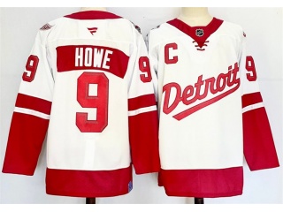 Fanatics Detroit Red Wings #9 Gordie Howe 2025 NHL Stadium Series Jersey White