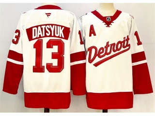Fanatics Detroit Red Wings #13 Pavel Datsyuk 2025 NHL Stadium Series Jersey White
