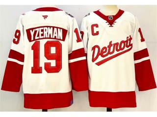 Fanatics Detroit Red Wings #19 Steve Yzerman 2025 NHL Stadium Series Jersey White