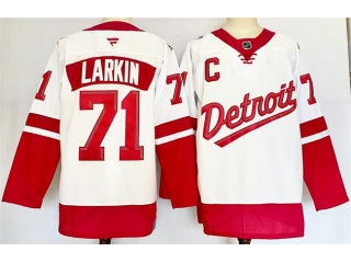Fanatics Detroit Red Wings #71 Dylan Larkin 2025 NHL Stadium Series Jersey White