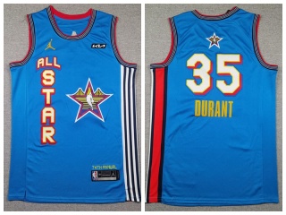 2025 All Star #35 Kevin Durant Jersey Light Blue