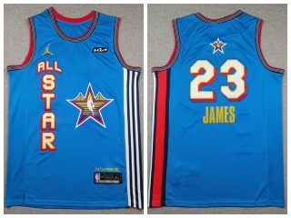 2025 All Star #23 Lebron James Jersey Light Blue