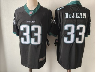 Philadelphia Eagles #33 Cooper DeJean Vapor Limited Jersey Black