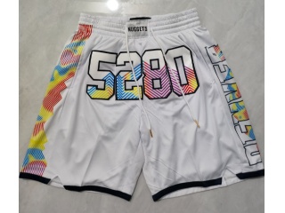 Denver Nuggets 2024-25 City 5280 Short White