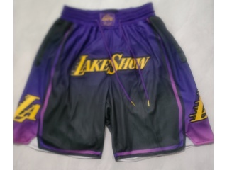 Los Angeles Lakers 2024-25 City Edition Short Purple