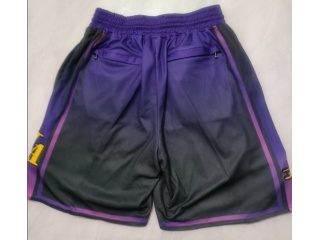 Los Angeles Lakers 2024-25 City Edition Short Purple