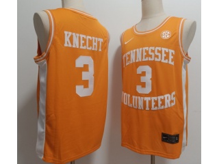 Tennessee Volunteers #3 Dalton Knecht Basketball Jersey Orange