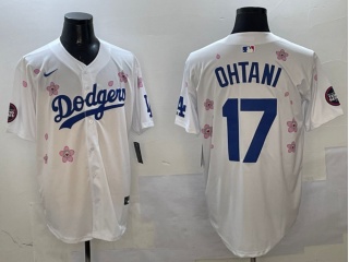 Los Angeles Dodgers #17 Shohei Ohtani Tokyo Series Cool Base Jersey White