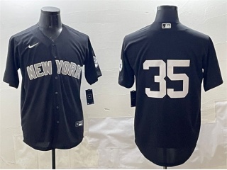 New York Yankees #35 Cool Base Jersey Black