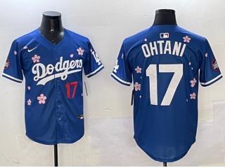 Los Angeles Dodgers #17 Shohei Ohtani Tokyo Series Players Limited Jersey Blue