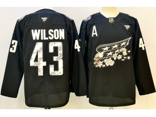 Fanatics Washington Capitals #43 Tom Wilson Cherry Blossom Jersey Black