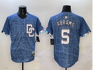 Washington Nationals #5 CJ Abrams Nike 2025 City Connect Limited Jersey Blue