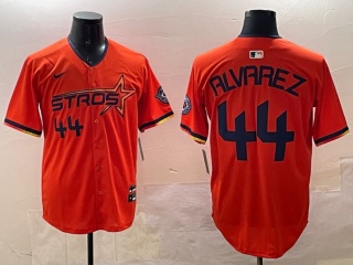 Houston Astros #44 Yordan Alvarez Nike 2025 City Connect Limited Player Jersey Orange