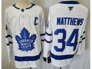 Fanatics Toronto Maple Leafs #34 Auston Matthews with C Patch Jersey White