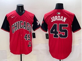 Chicago White Sox #45 Michael Jordan 2025 City Connect Limited Player Jersey Red/Black