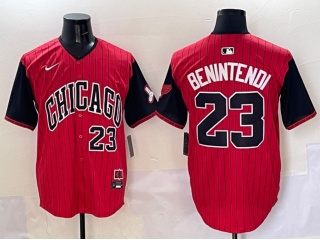 Chicago White Sox #23 Andrew Benintendi 2025 City Connect Limited Player Jersey Red/Black