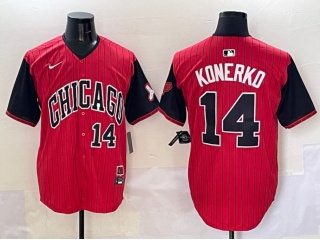 Chicago White Sox #14 Paul Konerko 2025 City Connect Limited Player Jersey Red/Black