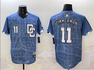 Washington Nationals #11 Ryan Zimmerman 2025 City Connect Limited Jersey Blue