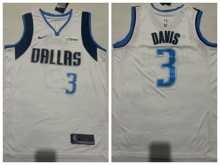 Dallas Mavericks #3 Anthony Davis Jersey White