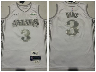 Dallas Mavericks #3 Anthony Davis 2024-25 City Jersey White