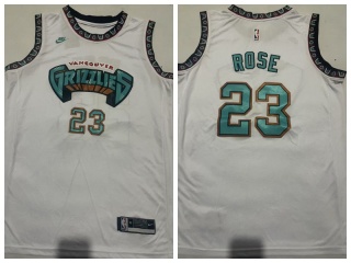 Memphis Grizzlies #23 Derrick Rose Nike Classic Edition 2024/25 Jersey White