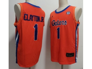 Florida Gators #1 Walter Clayton Jr. Basketball Jersey Orange