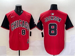 Chicago White Sox #8 Bo Jackson 2025 City Connect Limited Player Jersey Red/Black