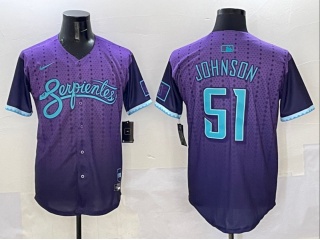 Arizona Diamondbacks #51 Randy Johnson 2025 City Connect Limited Player Jersey Purple