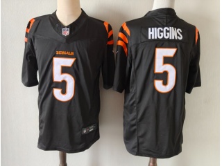 Cincinnati Bengals #5 Tee Higgins Limited Jersey Black