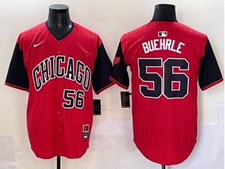 Chicago White Sox #56 Mark Buehrle 2025 City Connect Limited Player Jersey Red/Black