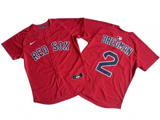 Boston Red Sox #2 Alex Bregman Cool Base Jersey Red