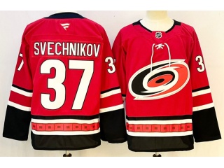 Fanatics Carolina Hurricanes #37 Andrei Svechnikov Jersey Red