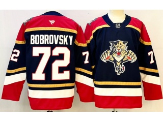 Fanatics Florida Panthers #72 Sergei Bobrovsky Jersey Navy Blue