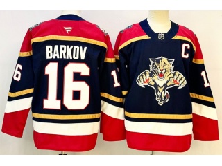 Fanatics Florida Panthers #16 Aleksander Barkov Jersey Navy Blue