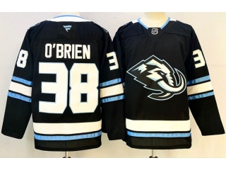 Fanatics Utah Hockey Club #38 Liam O'Brien Jersey Black