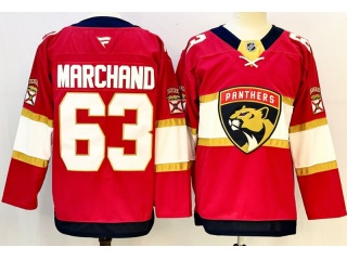 Fanatics Florida Panthers #63 Brad Marchand Jersey Red