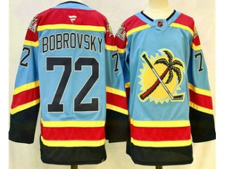 Fanatics Florida Panthers #72 Sergei Bobrovsky 2023 Reverse Jersey Blue