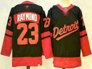 Fanatics Detroit Red Wings #23 Lucas Raymond 2025 NHL Stadium Series Jersey Black