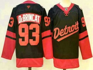 Fanatics Detroit Red Wings #93 Alex DeBrincat 2025 NHL Stadium Series Jersey Black