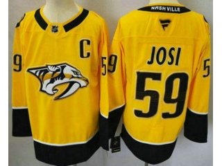 Fanatics Nashville Predators #59 Roman Josi Jersey Yellow