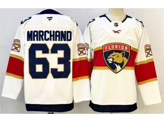 Fanatics Florida Panthers #63 Brad Marchand Jersey White
