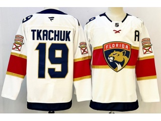 Fanatics Florida Panthers #19 Matthew Tkachuk Jersey White