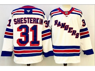 Fanatics New York Rangers #31 Igor Shesterkin Jersey White