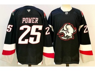 Fanatics Buffalo Sabres #25 Owen Power 2023 Reverse Jersey Black