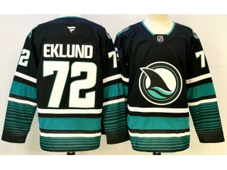Fanatics San Jose Sharks #72 William Eklund Alternate Premium Jersey Black