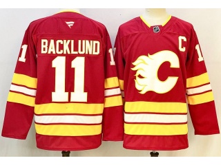 Fanatics Calgary Flames #11 Mikael Backlund Jersey Red