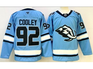 Fanatics Utah Hockey Club #92 Logan Cooley Jersey Blue