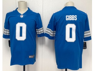 Detroit Lions #0 Jahmyr Gibbs Vapor Limited Jersey Blue