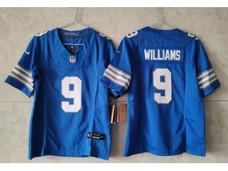 Detroit Lions #9 Jameson Williams Vapor F.U.S.E Limited Jersey Blue