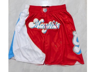 Memphis Grizzlies 2024-25 City Throwback Short Red